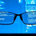 Looking at code through glasses