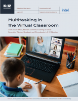 Image of the cover of the multitasking in the virtual classroom white paper