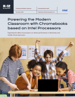 Cover image of the powering the modern classroom white paper